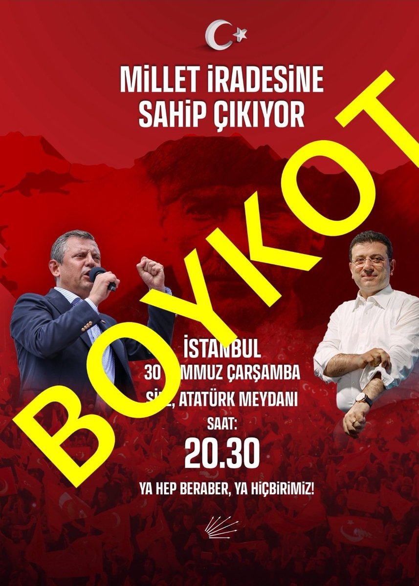 Zaten nitelikli çoğunluğu yakalıyorlar, geç bunları...Bu boykotta sevipte kavuşamayanlara gelsin o vakit.