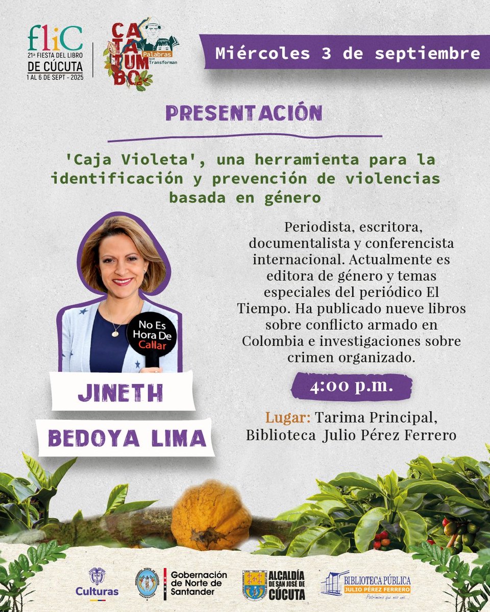 Fiesta del Libro de Cúcuta tweet media