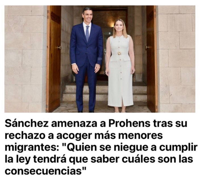 No és una amenaça a la presidenta ni al Govern, sinó a unes Illes que fa temps que veuen com s’ha consolidat i crescut la ruta migratòria des d’Argelia davant l’abandonament de qui és responsable de defensar les nostres fronteres.

Ni les amenaces ni ignorar les Illes ajuden a