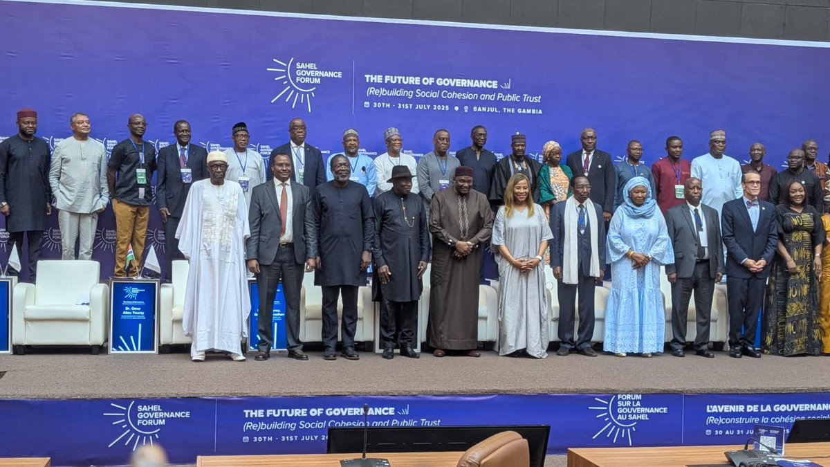 It is my great pleasure to participate in the first edition of the #SahelGovernanceForum, holding in the city of #Banjul.

This Forum is a milestone in our collective efforts to address the root causes of instability in the @Sahel. LCBC is committed to advancing inclusive