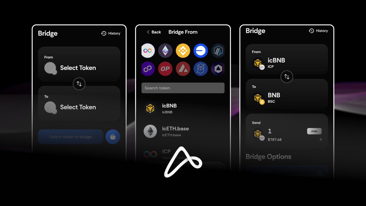 Appic DAO (@appic_icp) on Twitter photo Another reminder that moving your assets across chains doesn’t need a manual.
Just:
• Select tokens & networks
• Enter the amount
• Review your bridge
• Bridge
Your alpha: app.appicdao.com ⚡
<a href="/icphub_BG/">ICP HUB Bulgaria</a> <a href="/hankolious/">Marlon Hank ∞</a> <a href="/VibhoreKhare/">Alpha Vibes ∞</a> Another reminder that moving your assets across chains doesn’t need a manual.
Just:
• Select tokens & networks
• Enter the amount
• Review your bridge
• Bridge
Your alpha: app.appicdao.com ⚡
<a href="/icphub_BG/">ICP HUB Bulgaria</a> <a href="/hankolious/">Marlon Hank ∞</a> <a href="/VibhoreKhare/">Alpha Vibes ∞</a>
