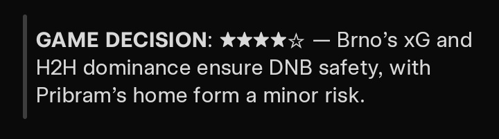 FreeVIP79625's tweet image. #Today 🔥
FK Pribram vs FC Zbrojovka Brno
Brno👌