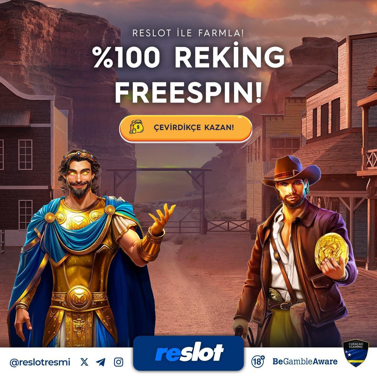 ⚡️ RESLOT ile Farmla, %100 ReKing Freespin Kazan! ⚡️

🎰 Çevir, puanları topla, freespin’leri anında kap!

💥 Ne kadar çok çevirirsen, o kadar çok kazanırsın!

🎯 Freespin’ler seni bekliyor, hem de çevirdikçe artan ödüllerle!

🕹 Hemen oyna, zirveye çık!