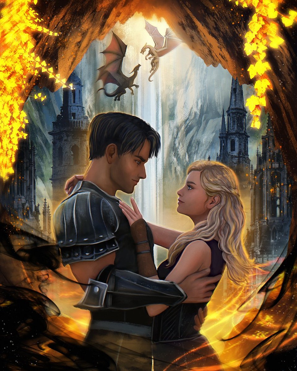 ✨️CHARACTER ART REVEAL✨️

The talented vitkovskaya_art did such an amazing job bringing Caius Amarala and Oliviana Lux from Aether and Bone to life! ⚔️❤️‍🔥🐉