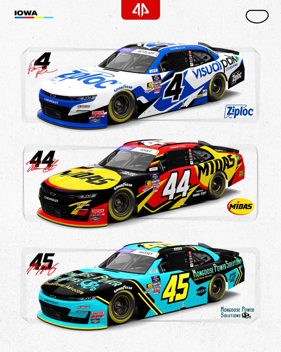 Off to The Hawkeye State 🌽

#HyVeePerks250 | <a href="/Ziploc/">Ziploc</a> | <a href="/Midas/">Midas</a> | #MongoosePowerSolutions