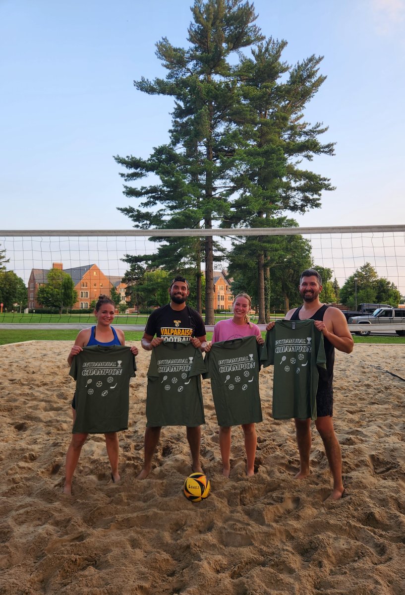 otvalpo's tweet photo. 🏐 Huge congratulations to our intramural volleyball champs! 🎉 We’re proud of the strong OT and CONHP representation on the team. Way to bring home the win last night—great teamwork and energy!  #OTValpo #CONHP https://t.co/tCUS8xiNGT