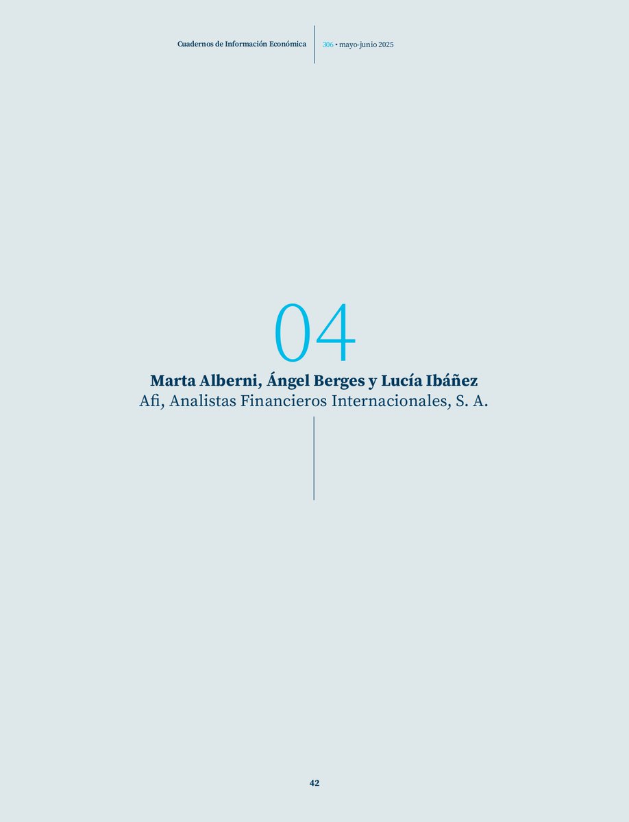La #bancaespañola y europea mejora su valoración entre finales de 2024 y principios de 2025.

<a href="/AbergesAngel/">Angel Berges</a> , Marta Alberi y Lucía Ibáñez lo analizan en este artículo para @FUNCAS, comparando con EE. UU. y destacando el papel del margen ▶️funcas.es/articulos/banc… 

#SectorBancario