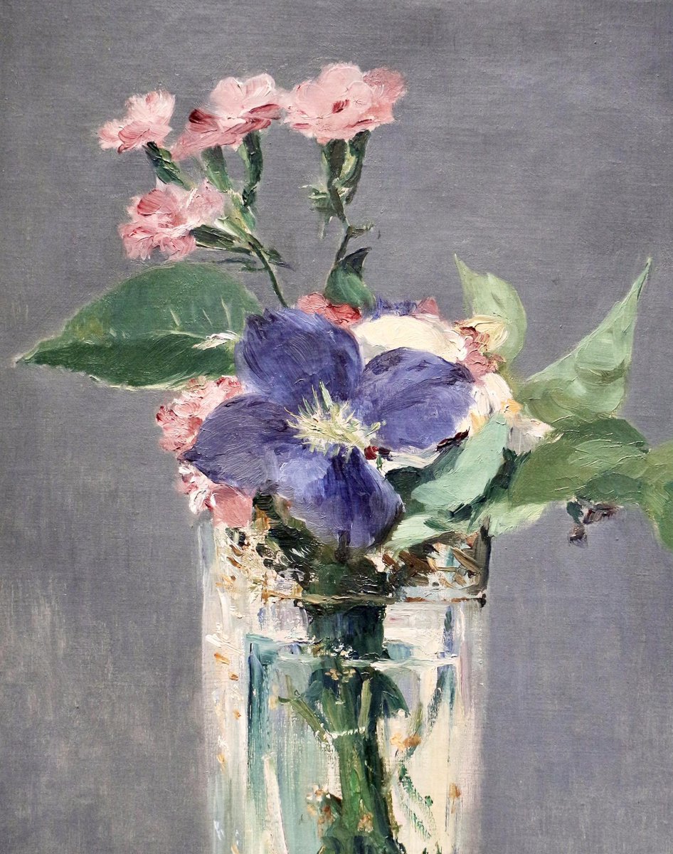 ArtAddictGall's tweet image. Édouard Manet, Flowers in a Crystal Vase, 1882, detail, Musée d&apos;Orsay

#ÉdouardManet #manet #Flowers #MuséedOrsay #artdaily #artaddictgalleria