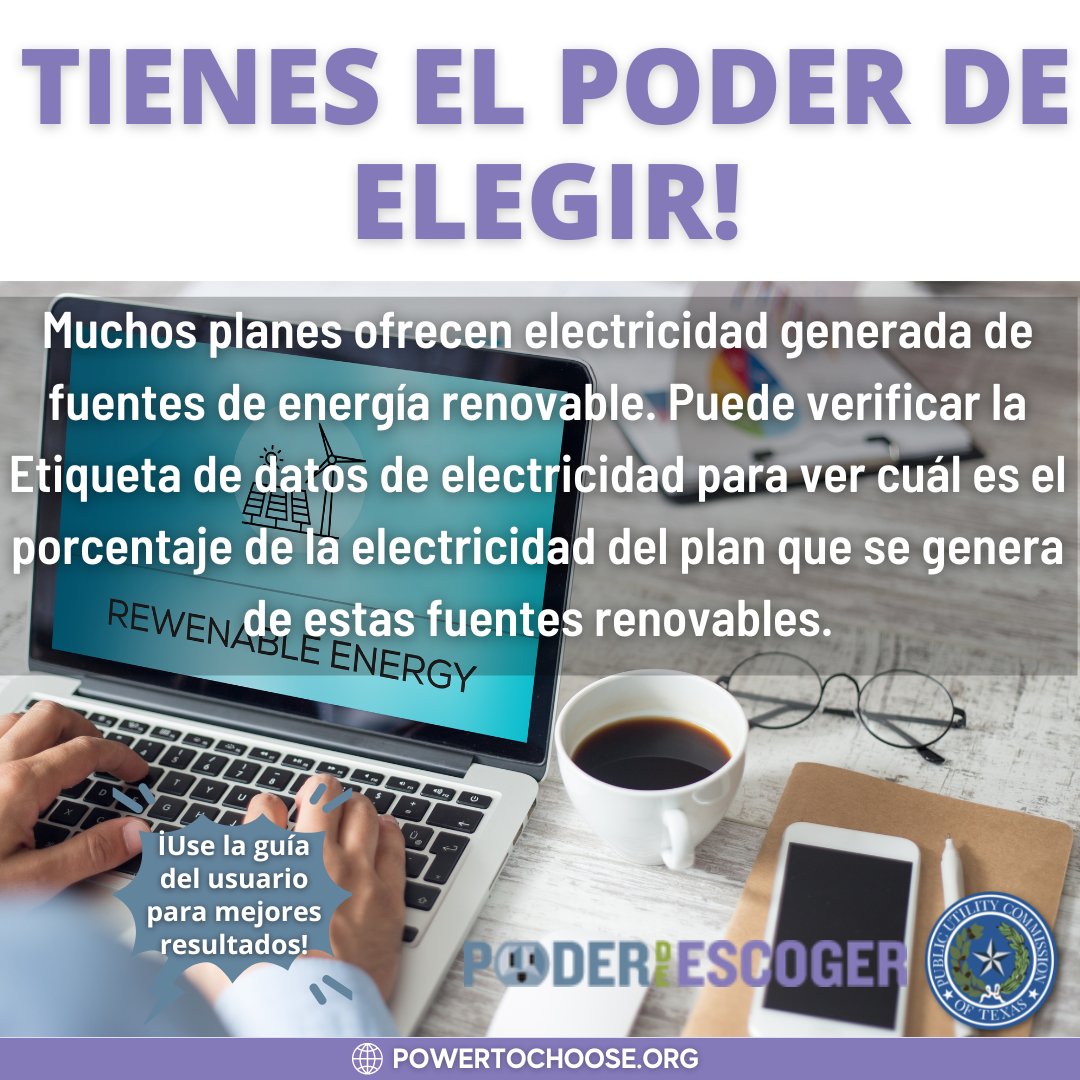 Entender el tipo de planes disponibles puede ayudarle a tomar mejores decisiones para su hogar y las necesidades de su familia. ¡Visite Powertochoose.org para obtener más información! #PowerToChoose #DYK