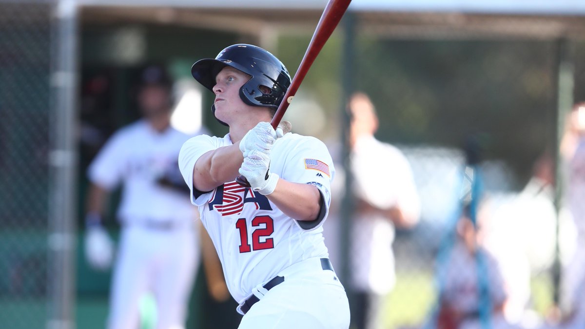 USA Baseball (@usabaseball) on Twitter photo 🚨#GIVEAWAY🚨
Andrew Vaughn landed the big blow for the <a href="/Brewers/">Milwaukee Brewers</a> last night - something he's done for Team USA a time or two. So, here's 🫵 chance to win his 2019 Premier12 player-issued game helmet.
Retweet this post to enter, closes Sunday. Must be a follower to win. 🚨#GIVEAWAY🚨
Andrew Vaughn landed the big blow for the <a href="/Brewers/">Milwaukee Brewers</a> last night - something he's done for Team USA a time or two. So, here's 🫵 chance to win his 2019 Premier12 player-issued game helmet.
Retweet this post to enter, closes Sunday. Must be a follower to win.