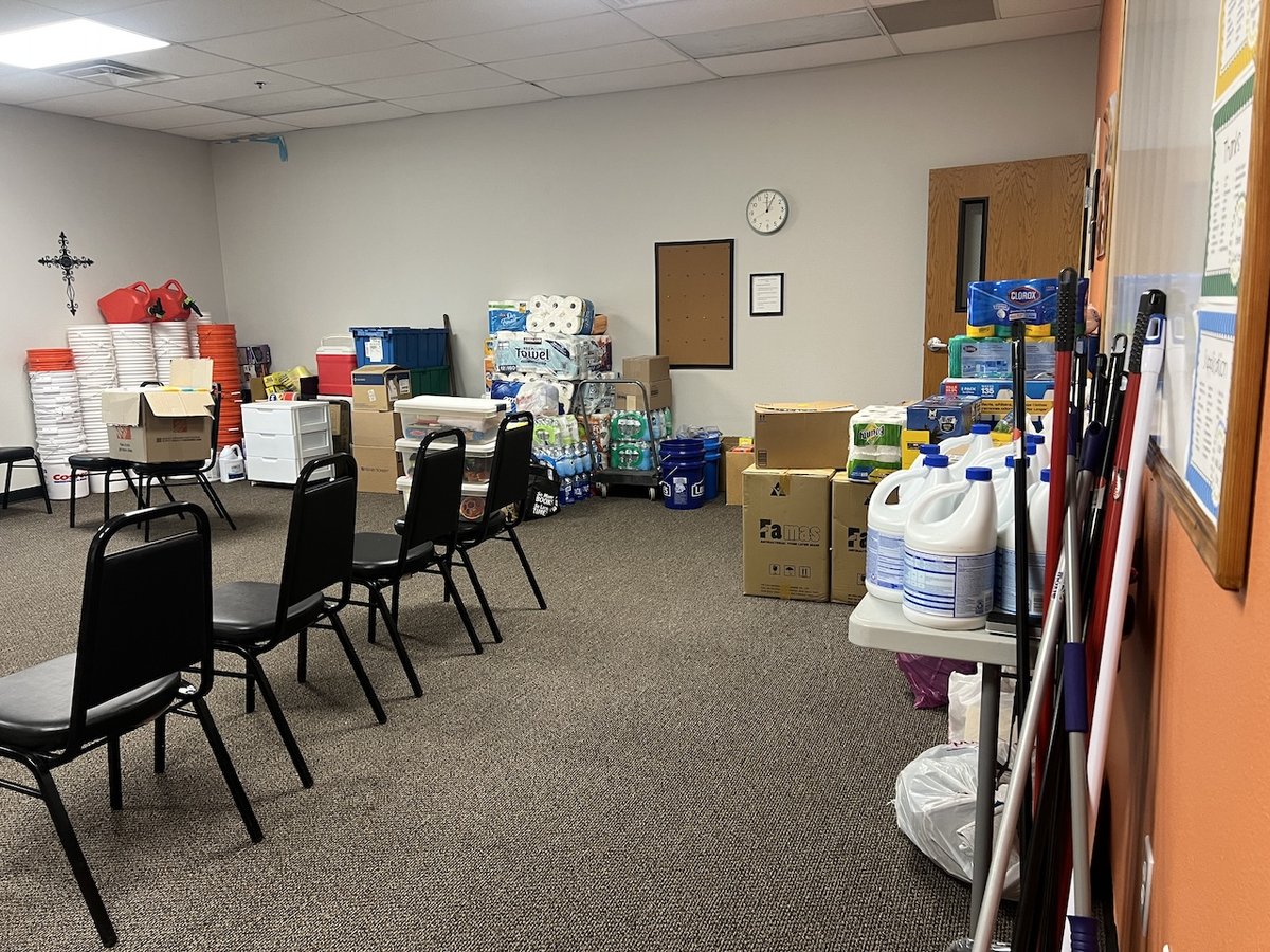 ColleyvilleLion's tweet photo. This past Saturday, the Lions District 2E2 came together in Colleyville for their District Meeting. Everyone contributed supplies to assist with the cleanup in Kerrville, and we also gathered monetary donations. Check out these photos showcasing what was donated! https://t.co/b5BLGF4esz