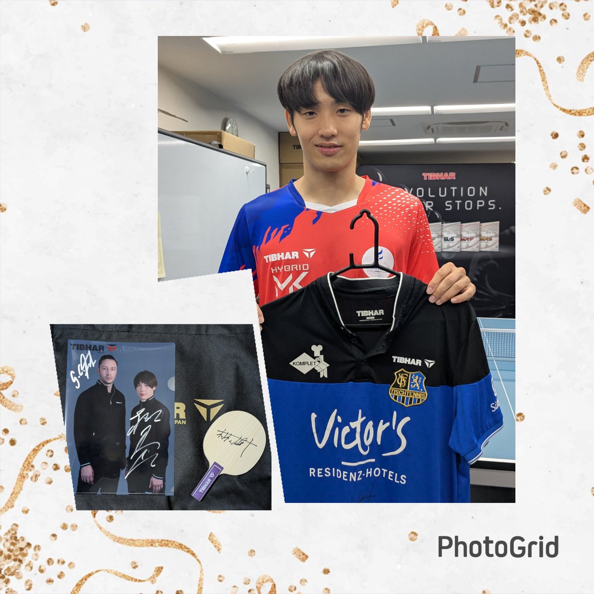 TIBHARの村松選手のイベントに参加してきました🏓
打って、サインもらって、写真撮ってと盛り沢山で、凄く楽しかったです！
今日のためにカット打ちの練習したけど、村松選手のボールが凄すぎて、なかなかネットを越えず…😂ですが、貴重な体験、本当にありがとうございました！