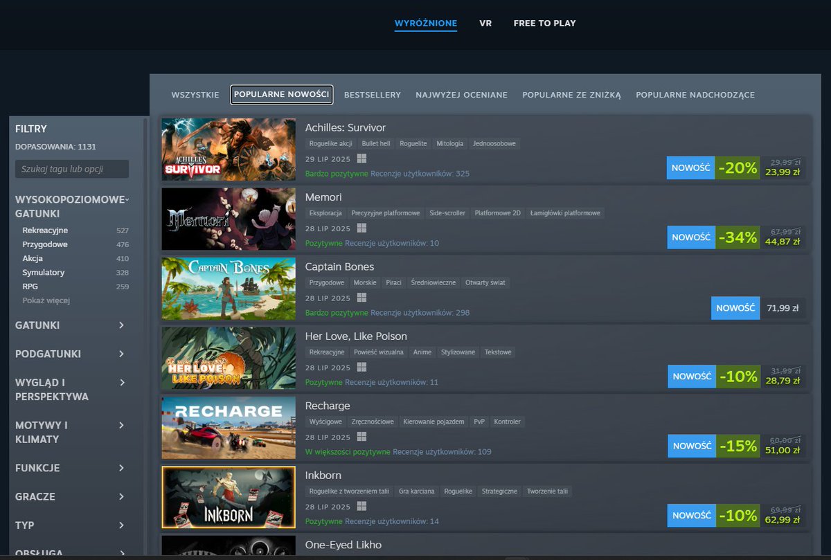 Achilles may not have conquered Troy, but he sure conquered the <a href="/Steam/">Steam</a> front page today! 💙

#gaming #roguelite