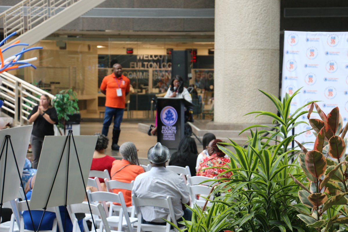 CIDIaccess's tweet image. 🎉 Last week, the CIDI team at Georgia Tech joined the ADA 35th Anniversary Rally in downtown Atlanta to honor three and a half decades of progress under the Americans with Disabilities Act! It was an incredible day filled with energy, community, and commitment to accessibility.