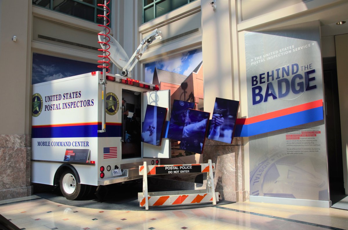 🎉 Happy Birthday <a href="/smithsonian/">Smithsonian</a> <a href="/PostalMuseum/">Postal Museum</a>!  When you visit, don’t forget to check out "Behind the Badge" - featuring the history of America's oldest federal law enforcement agency. 🔎📫