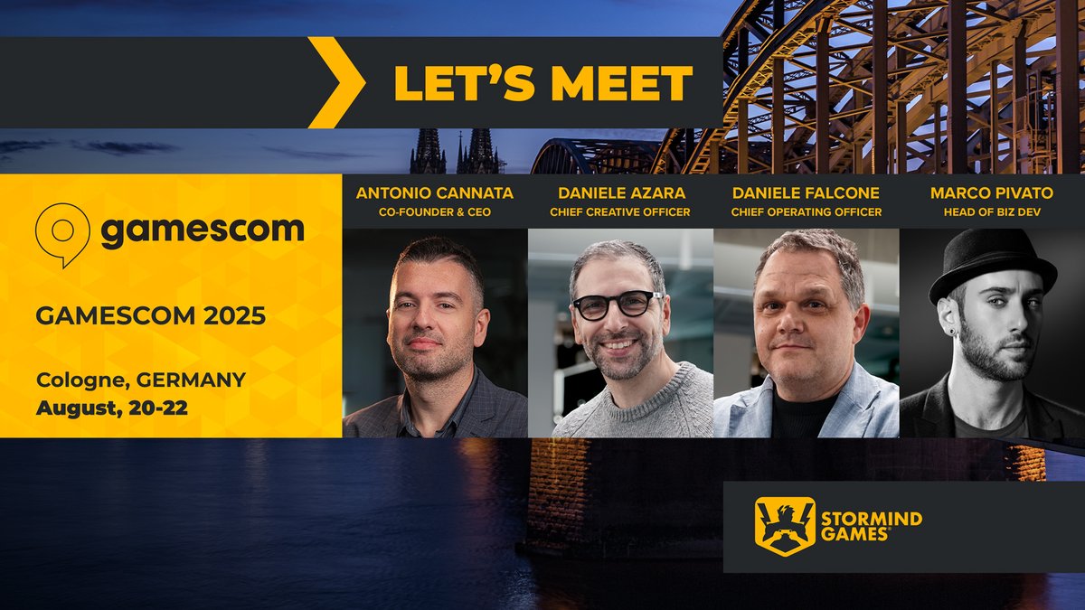 Stormind Games is heading to <a href="/gamescom/">gamescom</a>  in Cologne! 

From Aug 20–22, our team will be in Cologne to connect with developers, publishers, IP holders &amp; investors in survival horror and dark action games.

➡ Going to Gamescom? Let’s meet!