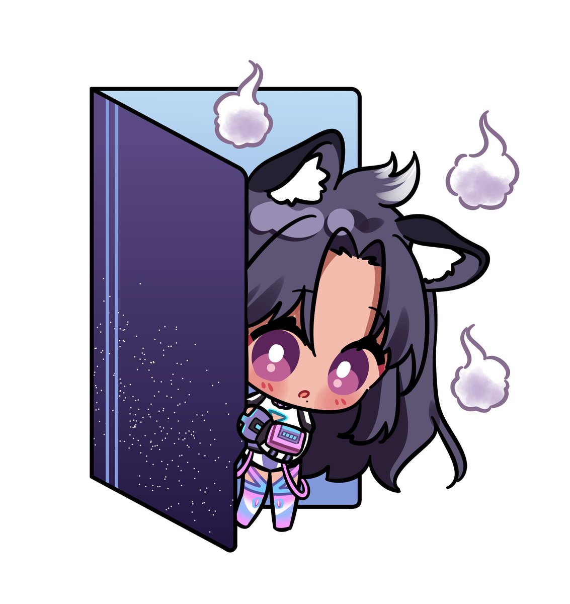 ampersattical's tweet photo. I got new art done!!! Very cute artstyle with this one, also got a folder made up for my vtuber folder needs by the same artist

🎨 by @honeyko_1115 || #interstellarroadkill #art #VGenComm #commission https://t.co/7RsDvatAQ0
