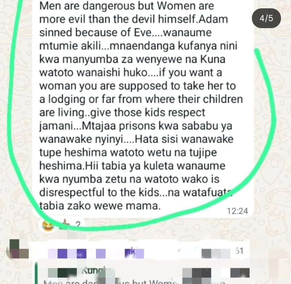 Njeri Wa Migwi™ (@njeriwamigwi) on Twitter photo Dear <a href="/ODPP_KE/">Office of The Director Of Public Prosecutions</a>
Case Type: Defilement, Murder threats
The mother a resident of Mararal, reported that her 15-year-old daughter, LM was defiled by a 53-year-old doctor who had been attending to the child who had developed an ovarian cyst for the past 8 months. The doctor had Dear <a href="/ODPP_KE/">Office of The Director Of Public Prosecutions</a>
Case Type: Defilement, Murder threats
The mother a resident of Mararal, reported that her 15-year-old daughter, LM was defiled by a 53-year-old doctor who had been attending to the child who had developed an ovarian cyst for the past 8 months. The doctor had