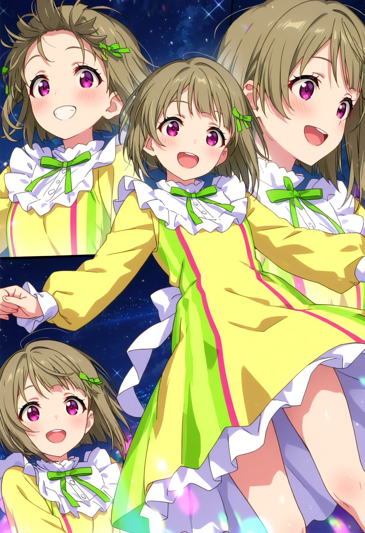虹色花です。 イイハナ】プリザーブドフラワー「プリズム～虹色のギフト