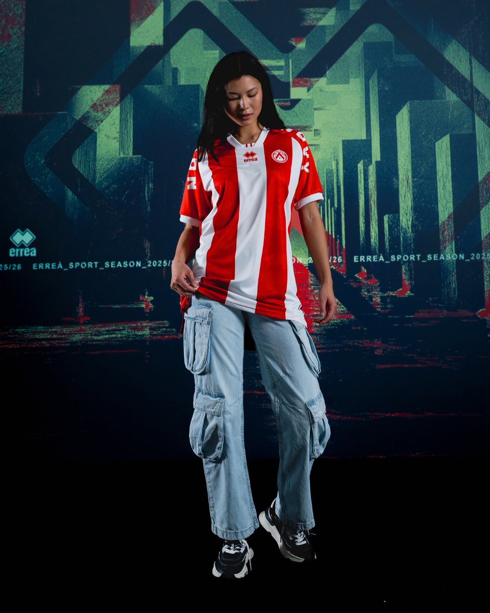 Erreà Sport (@erreaofficial) on Twitter photo Red and white pride. Timeless passion.
Striped look with fine tonal elements.
A kit that blends heritage and modern spirit.
Ready for a new season on the pitch!
This is the new <a href="/kvkofficieel/">KV Kortrijk</a> Home jersey.
#ErreàSport #KVKVAL Red and white pride. Timeless passion.
Striped look with fine tonal elements.
A kit that blends heritage and modern spirit.
Ready for a new season on the pitch!
This is the new <a href="/kvkofficieel/">KV Kortrijk</a> Home jersey.
#ErreàSport #KVKVAL