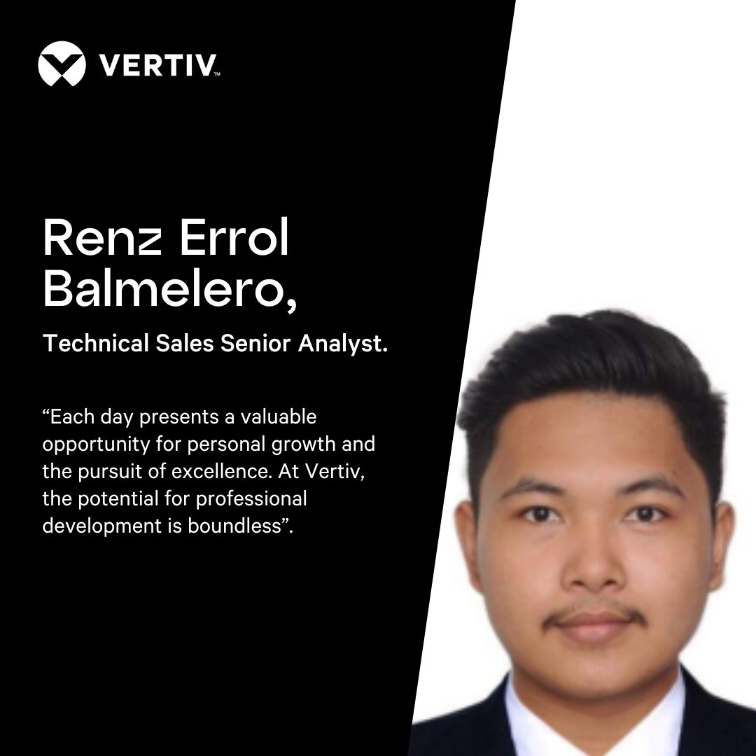 “Joining Vertiv was one of the best decisions of my career. The company's collaborative culture fosters an environment where I can excel. " - Renz Errol Balmelero

ms.spr.ly/6017S7qGW

#WorkLifeBalance #WeAreVertiv