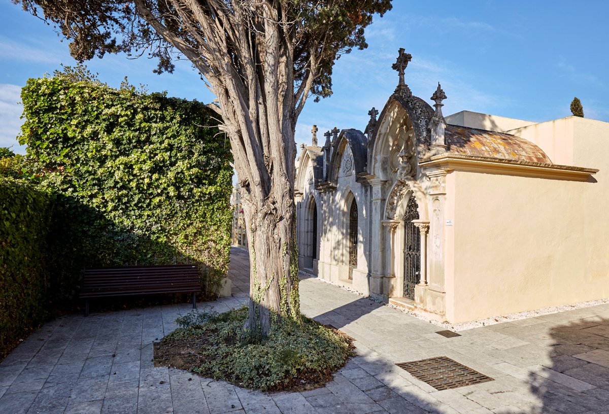 🎻 Descobreix el cementiri de Lloret de Mar amb una visita guiada i 🎶música en viu!
Un viatge a la petjada indiana👒 i a l’art fúnebre del s.XIX, en un espai declarat Bé d’Interès Cultural.
🎟️ tickets.lloretdemar.org/ca/herencia-de…

No t’ho perdis🤩! 

#lloretdemar #mylloret #SomMoltDeLloret