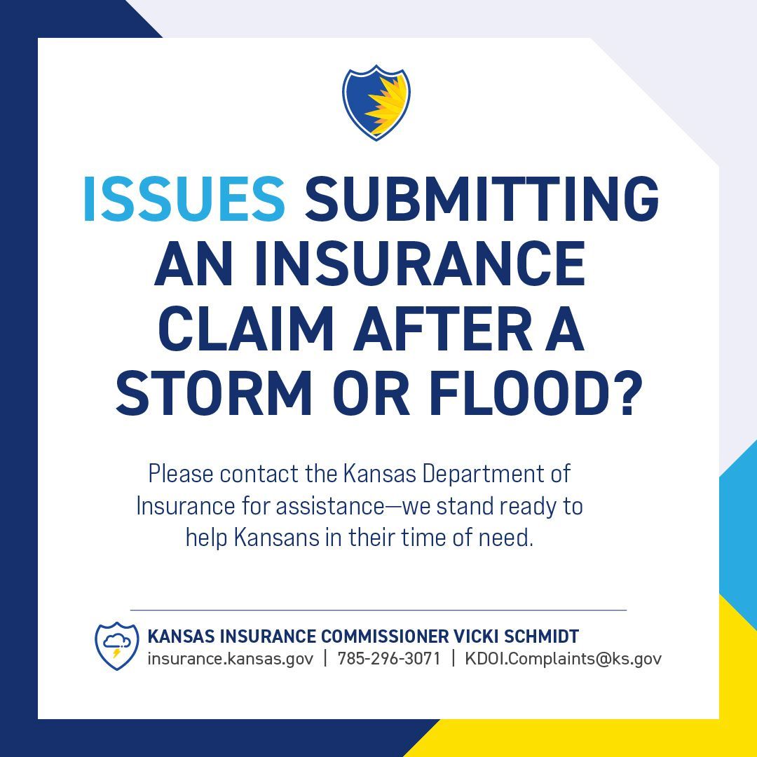 Kansas Department of Insurance (@ksinsurancedept) on Twitter photo This summer has seen a large number of extreme weather events. If you or someone you know has insurance questions after a storm, don't hesitate to contact the Department at 785-296-3071 or KDOI.Compalints@ks.gov.#ksleg #ksgov #ksins #kansas #insurance #securities This summer has seen a large number of extreme weather events. If you or someone you know has insurance questions after a storm, don't hesitate to contact the Department at 785-296-3071 or KDOI.Compalints@ks.gov.#ksleg #ksgov #ksins #kansas #insurance #securities