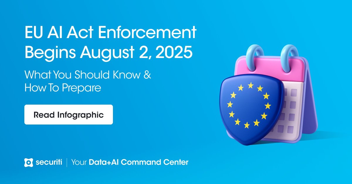📅 On August 2, 2025, key #EUAIAct provisions take effect: transparency for #GPAI, oversight of high-risk #AI, and confidentiality rules.

See who’s impacted, compliance steps, and tools in our infographic 🔗 buff.ly/F9lVssO 

#AICompliance #AIGovernance