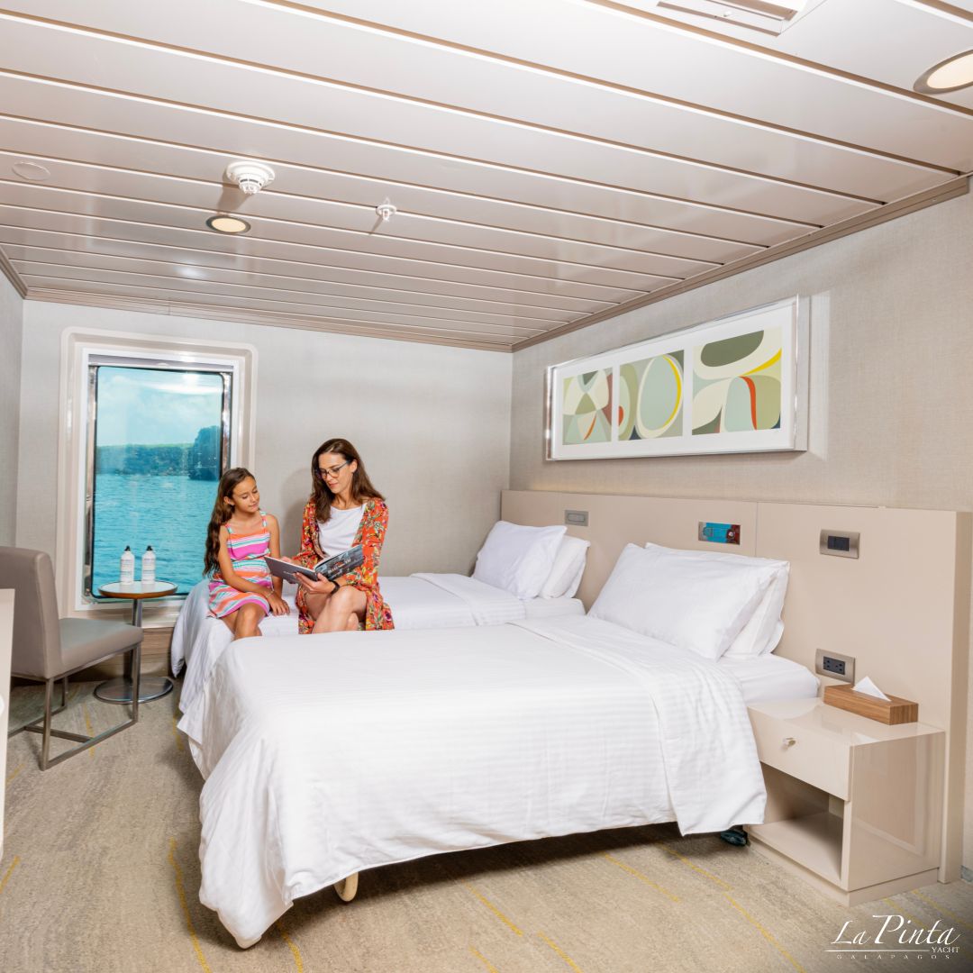 🙌🏼 The perfect balance of space and intimacy. La Pinta redefines what a Galapagos cruise should feel like.

📲 Book your Galapagos journey today and sail in comfort!
bit.ly/4m8QYOR

#YourJourneyInspiresUs  #GalapagosCruise  #LuxuryTravel #SustainableTravel