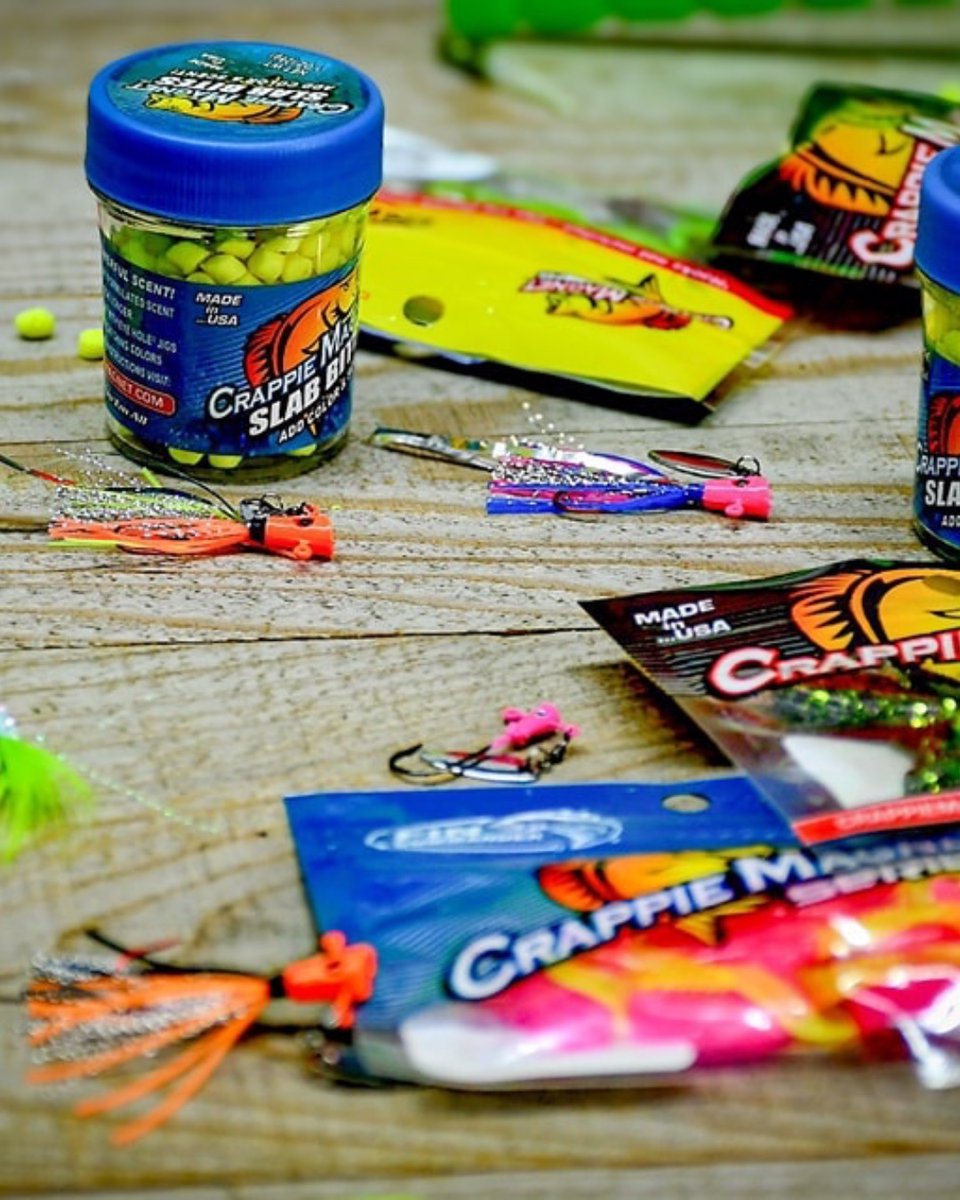 CrappieNow's tweet photo. Crappie Magnet offers a wide selection of bait options designed to help you catch more fish! From scents like Slab Bites to soft plastics like the Crappie Magnet and Jig head presentations
https://t.co/huuztcMRK0
#CrappieMagnet #SlabBites #SoftPlastics #CrappieFishing https://t.co/fBOGMFRVNi