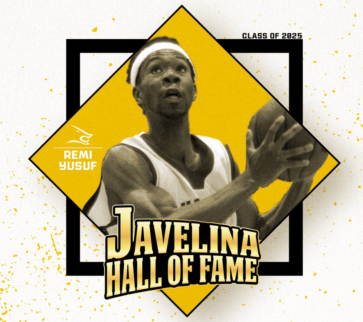 From wearing the Blue and Gold to being enshrined in Gold forever 🏆.

Congratulations to Remi Yusuf for being named as part of the Javelina Hall of Fame class of 2025! 

🔗:javelinaathletics.com/news/2025/7/30…

#GoJavelinas
