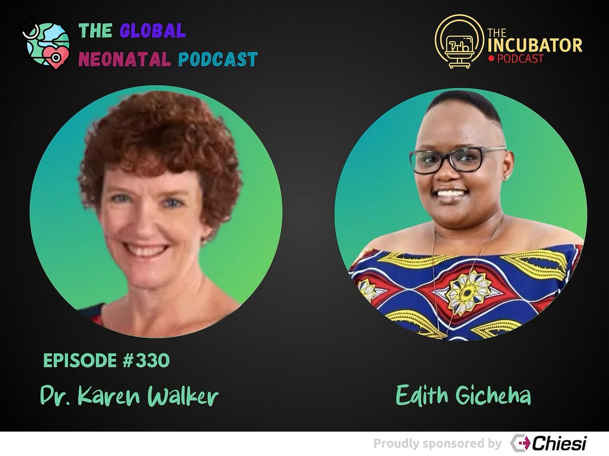 Be sure to tune in for this special episode of the global neonatal pod about Empowering Neonatal Nurses Globally (ft, Dr. Karen Walker and Edith Gicheha)!

Listen here: buff.ly/nx8eU9v