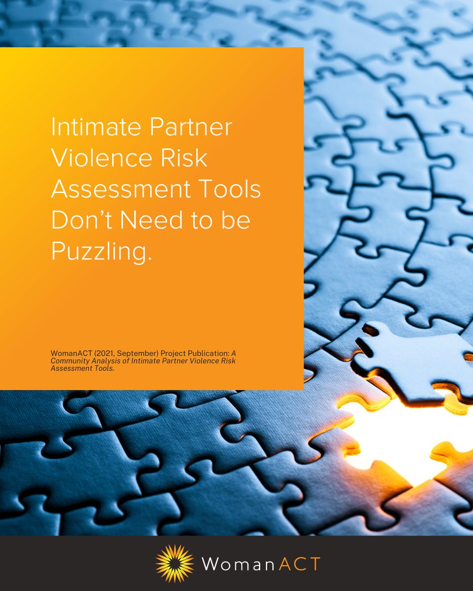 WomanACT's tweet photo. 🧩Choosing the right IPV risk assessment tool can be like solving a puzzle. Through our MARAC project, @WomanACT collaborated with partners to pinpoint the key criteria for selecting a tool that meets community needs🔍
🔗Explore our findings: https://t.co/3Sej6A5ClH
#IPV #MARAC https://t.co/UkvPaEeWgR