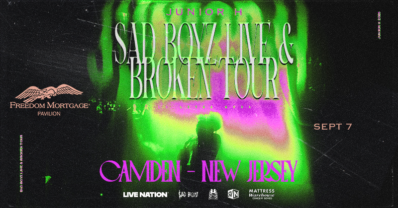 Your favorite Sad Boy, <a href="/juniorh_oficial/">Junior H</a>, is lighting the stage with his $AD BOYZ LIVE &amp; BROKEN TOUR at Freedom Mortgage Pavillion on September 7 ☔ 💜

Tickets go on sale Friday, August 1 at 10AM

🎫 👉 livemu.sc/4lTXCst