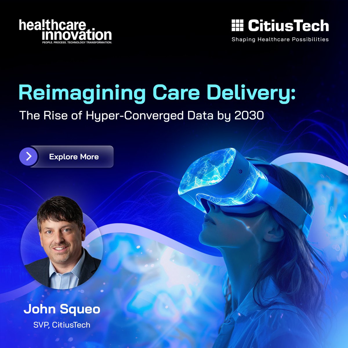 CitiusTech (@citiustech) on Twitter photo By 2030, hyper-converged data architectures will move from innovation to infrastructure.
In this @HCInnovationgrp feature, John Squeo, SVP, <a href="/CitiusTech/">CitiusTech</a>, outlines how real-time intelligence will redefine care delivery.
Read more: bit.ly/4lUoj08
#HealthTech By 2030, hyper-converged data architectures will move from innovation to infrastructure.
In this @HCInnovationgrp feature, John Squeo, SVP, <a href="/CitiusTech/">CitiusTech</a>, outlines how real-time intelligence will redefine care delivery.
Read more: bit.ly/4lUoj08
#HealthTech