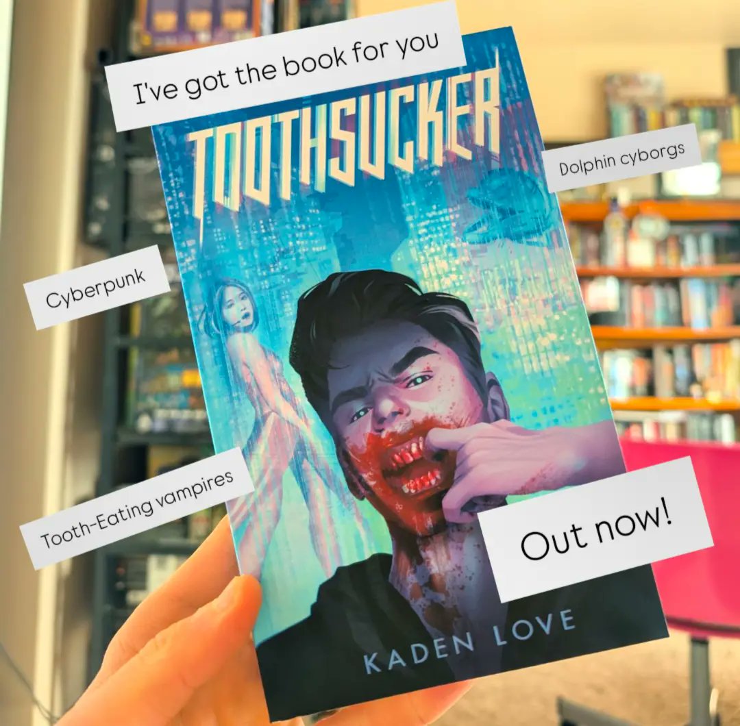 Looking for readers who like Cyberpunk Edgerunners, Cyberpunk 2077, Blade Runner, Red Riding, Vampire books, maybe some K-pop Demon Hunters, and weird fiction. I've got a book for you!