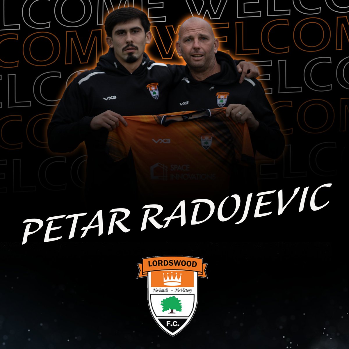Introducing Scott Porter's 12th signing of the season... 

Welcome Petar Radojevic🤝

Petar is a strong defender who loves a clean sheet and we're pleased to have him on board for the 2025/26 season.

#NoBattleNoVictory