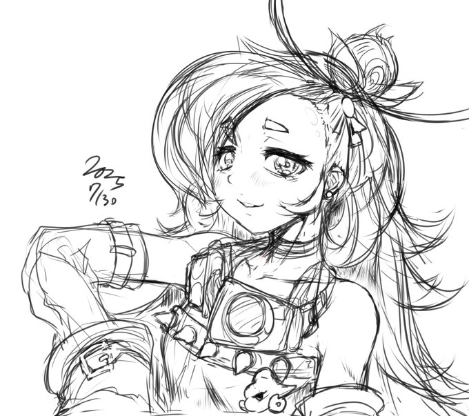 今日のらくがきシリーズ。76日目。ZZZのパイパーちゃんさん。 やっぱさ、パイパーさん嫁にほしいわ…精神的に一番安定する…('・ω・`)