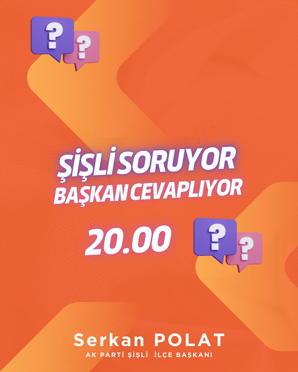 AKPartiSisli's tweet photo. İlçe Başkanımız @srkplt hesabı üzerinden sizlerden gelen soruları yanıtlıyor! Siz de sorunuzu iletmek için hemen yazın.

@abdullahozdemir 
@BaburBaycan 
@akpartiistanbul https://t.co/FYfJXyFeUJ