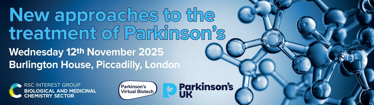 Don't forget to register for the BMCS New approaches to the treatment of Parkinson's meeting ❗ 

📅 Wednesday 12th November 2025
📍 Burlington House, London

In the dynamic field of drug discovery, the search for new treatments for Parkinson’s disease has never been more