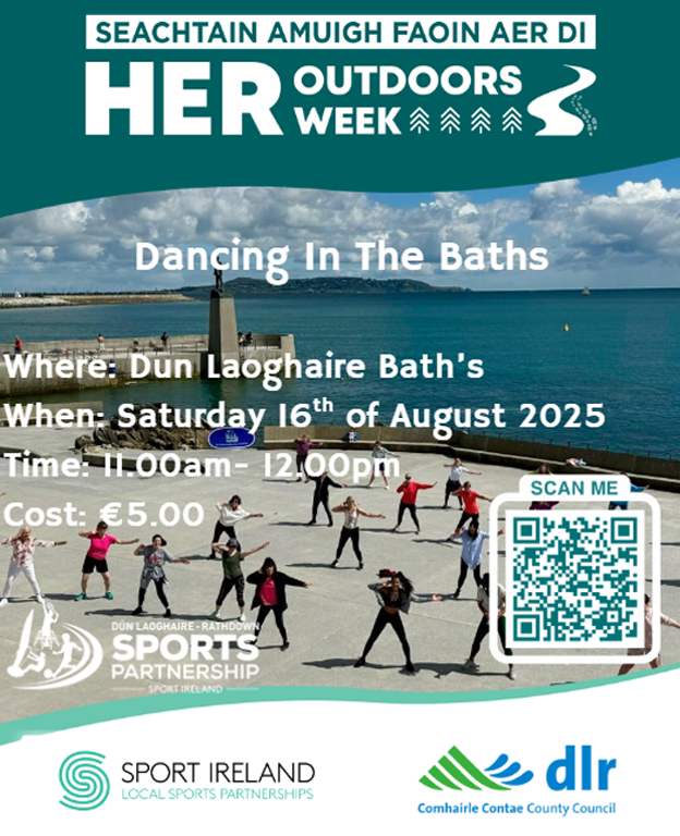 Get ready to move, groove, and soak up the sea breeze at the Dún Laoghaire-Rathdown Sports Partnership, Dancing in the Baths session as part of #HEROutdoorsWeek
👉🏼 Spaces are limited, so don’t miss out!
👉🏼 Book now: eventmaster.ie/event/b27Bf9AH…
