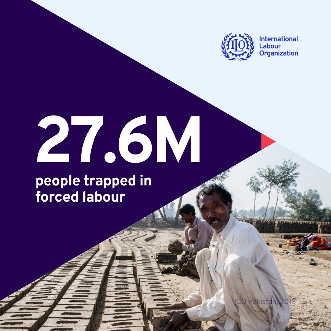No one should have to choose between working and being free.

This #WorldDayAgainstTrafficking, the ILO calls for safe migration pathways, strong labour rights &amp; zero tolerance for forced labour.

#EndHumanTrafficking