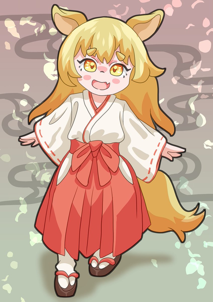 「おっまつり～♪賽銭祭りじゃ～♪」

＃祭り　＃神様　＃狐
＃イラスト　#絵描きさんと繋がりたい