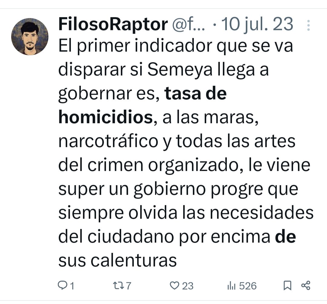 FilosoRaptor (@filosorex) on Twitter photo <a href="/FJimenezmingob/">Francisco Jiménez</a> Sin duda esta es la declaración más patética del encargado de la seguridad del país, demuestra si ineficiencia y que es un inepto e inútil. HACE EXACTAMENTE DOS AÑOS LO VATICINÉ pero los semilleros dijeron que me iba a tragar mis palabras <a href="/FJimenezmingob/">Francisco Jiménez</a> Sin duda esta es la declaración más patética del encargado de la seguridad del país, demuestra si ineficiencia y que es un inepto e inútil. HACE EXACTAMENTE DOS AÑOS LO VATICINÉ pero los semilleros dijeron que me iba a tragar mis palabras