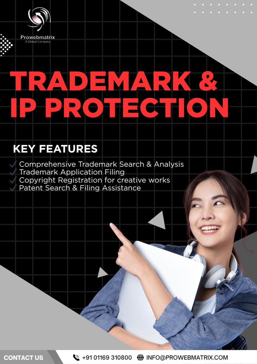 prowebmatrix's tweet image. ✅ Secure Your Brand, Own Your Identity! Trademark Registration Made Easy.
Hashtag:
#TrademarkYourBrand #BrandProtection #IPRIndia