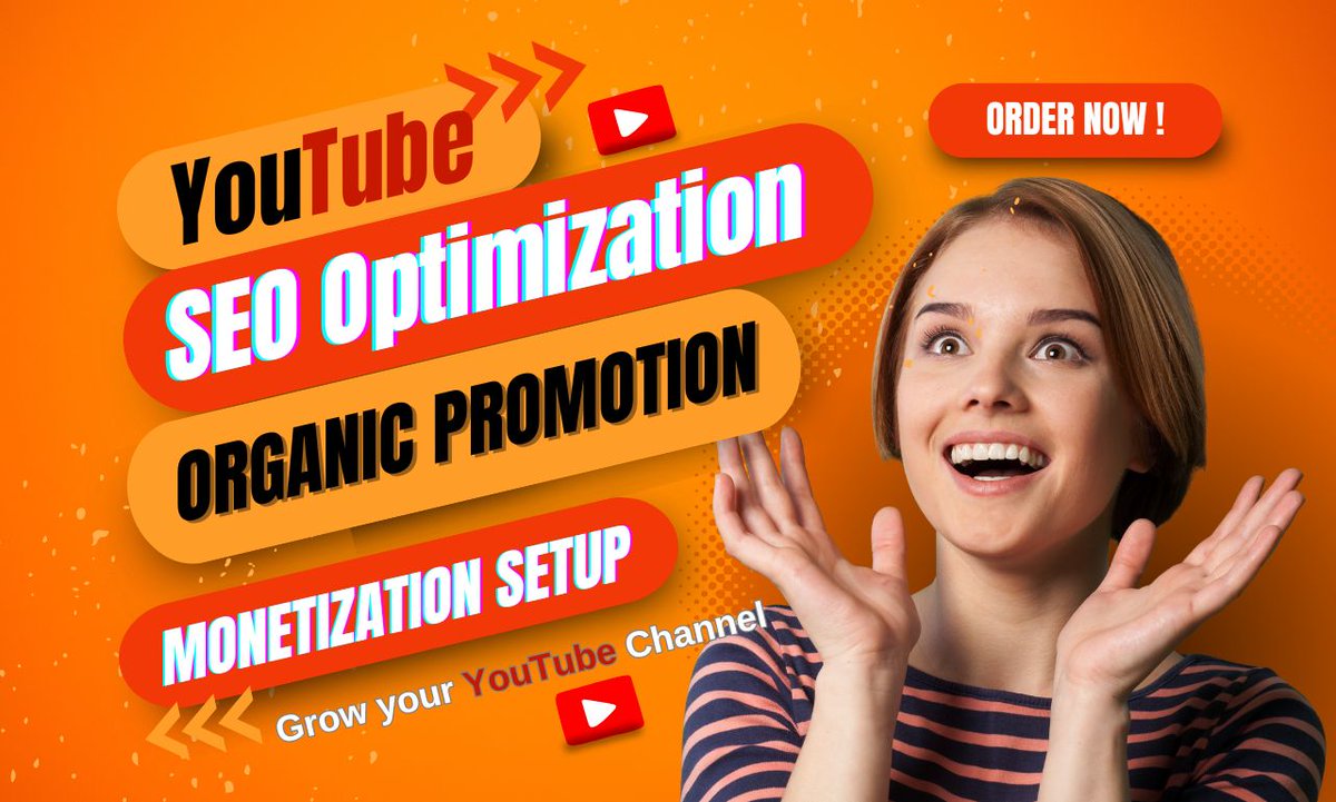 suraiyastech's tweet image. Check out my Gig on Fiverr: do youtube SEO, monetize setup and organic promotion fiverr.com/s/WErw8RQ