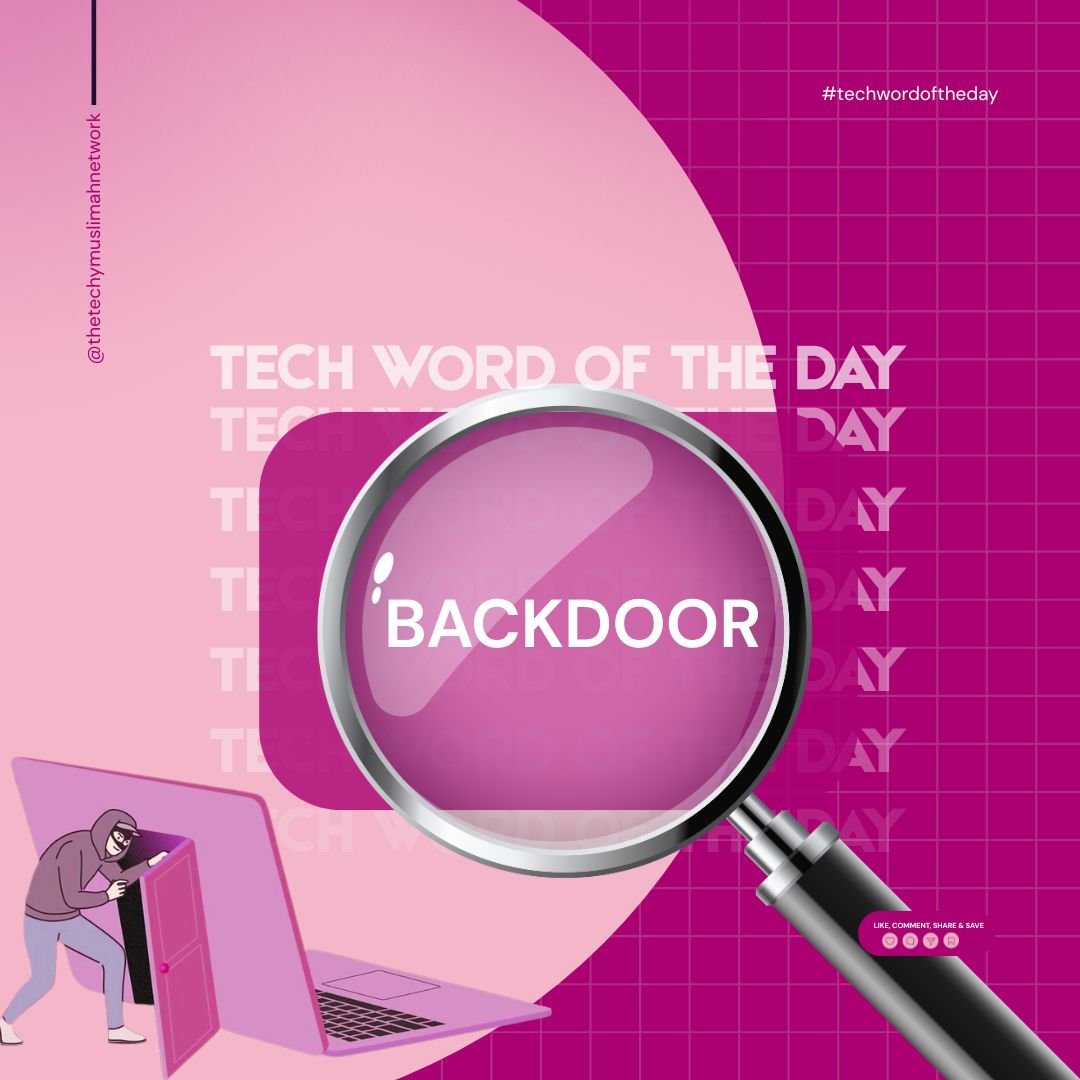 techyMnetwork's tweet photo. A backdoor refers to a method of bypassing normal authentication or security controls to gain access to a system, application, or network.
1. Intentional (Legitimate or Hidden Feature)
Developers may insert backdoors for maintenance or troubleshooting purposes. https://t.co/4xZ6mSeLat