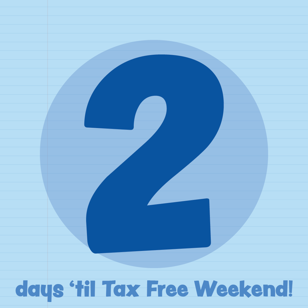 #TaxFreeWeekend Savings are almost here!