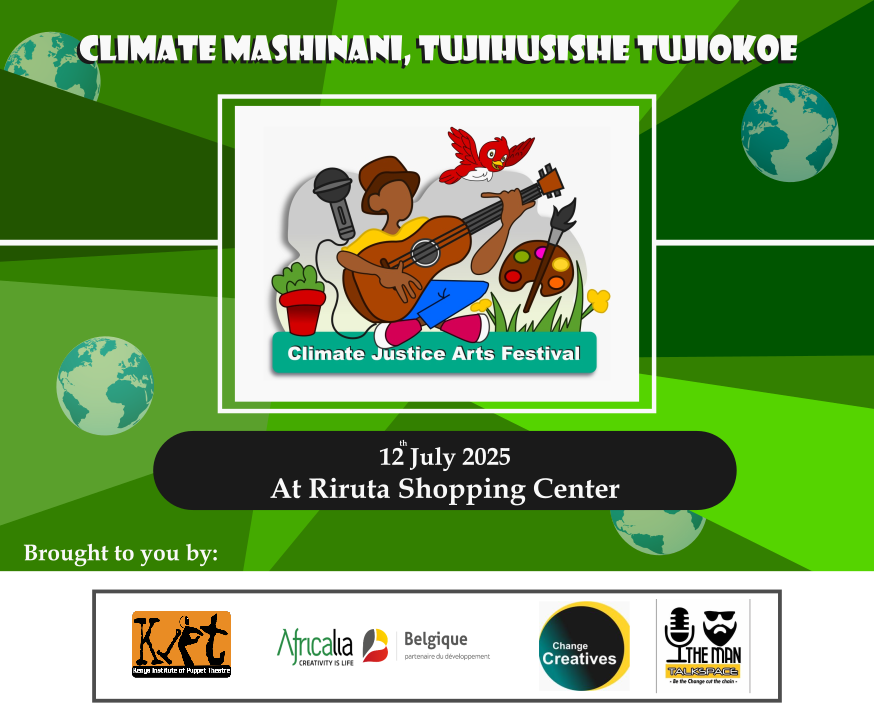 Kenya Institute of Puppet Theatre (@kenya_puppet) on Twitter photo <a href="/africalia/">Africalia</a> <a href="/tonymboyo/">Active Citizen🇰🇪</a> <a href="/BwanaMdogo1/">Mdogo</a> <a href="/teampuppet/">Kenyan Puppets</a> <a href="/ChangeCreativez/">ChangeCreatives</a> <a href="/Afrique_254/">Afrique 254 Dance Crew</a> <a href="/MichaelLisalia/">Michael Lisalia</a> <a href="/TheManTalk254/">Themantalkspace</a> <a href="/HonMosiria/">Geoffrey Mosiria</a> <a href="/BoniAgola/">NonReligiousZealot</a> <a href="/QUEEN_B_STEMMIE/">annette owuor</a> <a href="/DagorettiSocial/">Dagoretti Social Justice Center #NotyetUhuru</a> <a href="/MagatiJeremiah/">jeremiah magati</a> <a href="/Kimaani/">I'm Just Nyoike</a> We thank all partners and individuals who made the first ever #ClimateJusticeArtsFestival a success.
They include; Africalia, Kenya Institute of Puppet Theater, Change Creatives, AAR Healthcare and Mantalk Space. <a href="/africalia/">Africalia</a> <a href="/tonymboyo/">Active Citizen🇰🇪</a> <a href="/BwanaMdogo1/">Mdogo</a> <a href="/teampuppet/">Kenyan Puppets</a> <a href="/ChangeCreativez/">ChangeCreatives</a> <a href="/Afrique_254/">Afrique 254 Dance Crew</a> <a href="/MichaelLisalia/">Michael Lisalia</a> <a href="/TheManTalk254/">Themantalkspace</a> <a href="/HonMosiria/">Geoffrey Mosiria</a> <a href="/BoniAgola/">NonReligiousZealot</a> <a href="/QUEEN_B_STEMMIE/">annette owuor</a> <a href="/DagorettiSocial/">Dagoretti Social Justice Center #NotyetUhuru</a> <a href="/MagatiJeremiah/">jeremiah magati</a> <a href="/Kimaani/">I'm Just Nyoike</a> We thank all partners and individuals who made the first ever #ClimateJusticeArtsFestival a success.
They include; Africalia, Kenya Institute of Puppet Theater, Change Creatives, AAR Healthcare and Mantalk Space.
