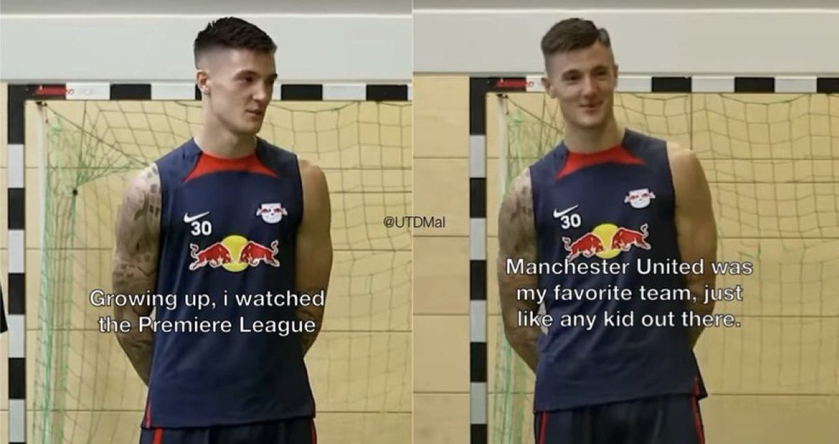 Benjamin Sesko has always been a Manchester United fan